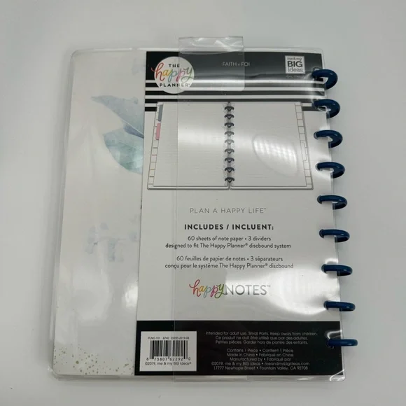 New. Set of 2 The Happy Planner Happy Notes Disc-Bound Notebooks - Picture 7 of 10